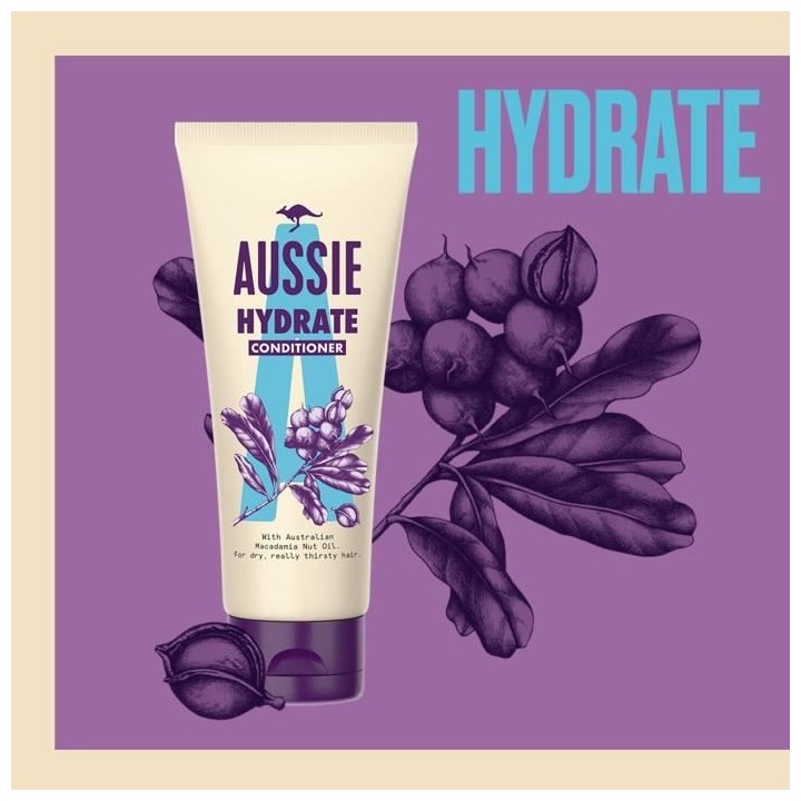 AUSSIE Apres-shampoing Hydrate Miracle - 200 ml