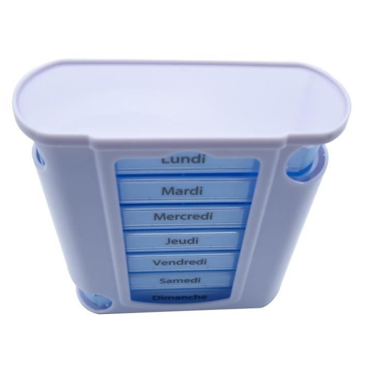 AUTONOMIE ET BIEN eTRE Pilulier Semainier 7 emplacements 4 compartimen
