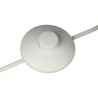 Lampadaire en bambou - E27 - 60 W - H. 150 cm - Blanc