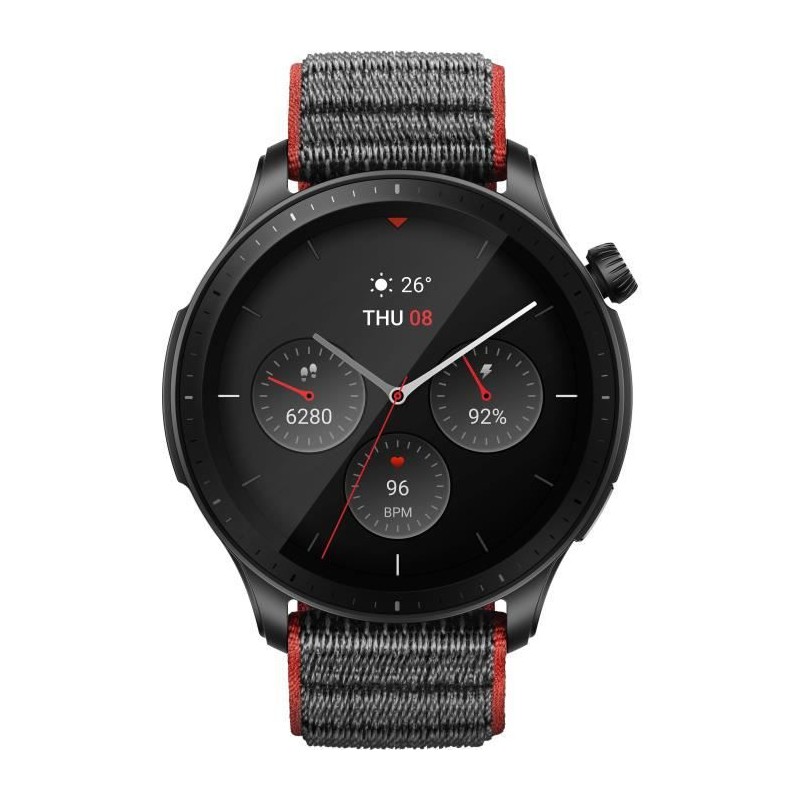 Montre - AMAZFIT - GTR 4 - RaceTrack Grey - 1,43 pouce - Nylon Version