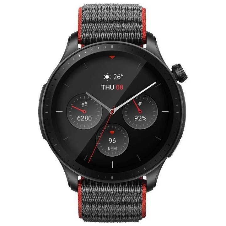 Montre - AMAZFIT - GTR 4 - RaceTrack Grey - 1,43 pouce - Nylon Versio