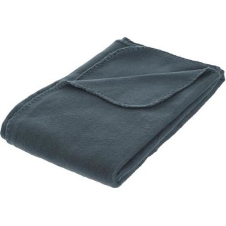 Plaid polaire - 125 x 150 cm - Bleu