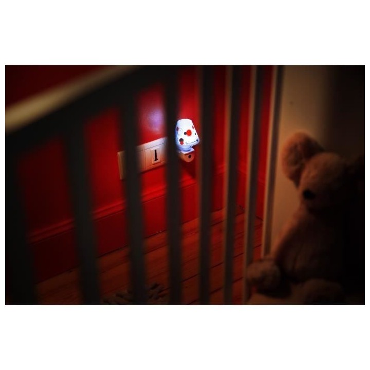 BADABULLE Veilleuse Abat Jour Prune