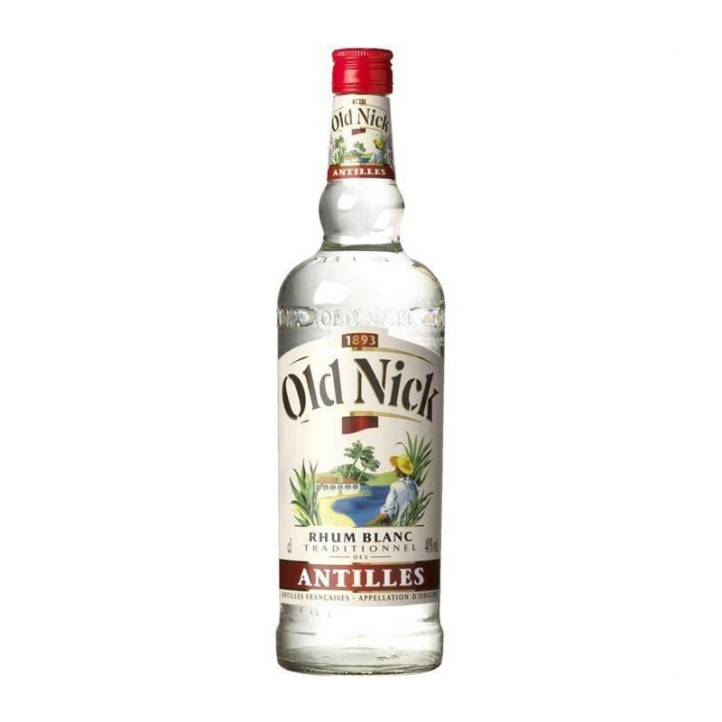 Rhum Old Nick - Rhum blanc - Antilles françaises - 40%vol - 100cl