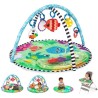 Tapis d'éveil BABY EINSTEIN Ocean - 2 en 1 - Avec coussin d'ean gonflable - 46 x 81 x 81 cm - Multicolore - Des la naissance