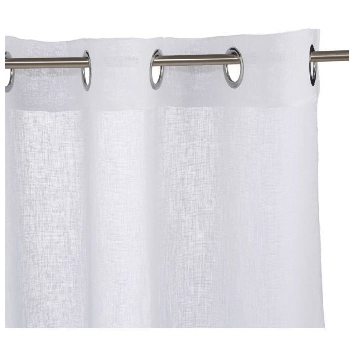 FRED Voilage - 140 x 240 cm - Blanc