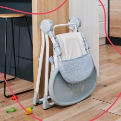 Badabulle Chaise haute pour bébé ultra compacte et légere - Dossier et tablette ajustables, Des 6 mois