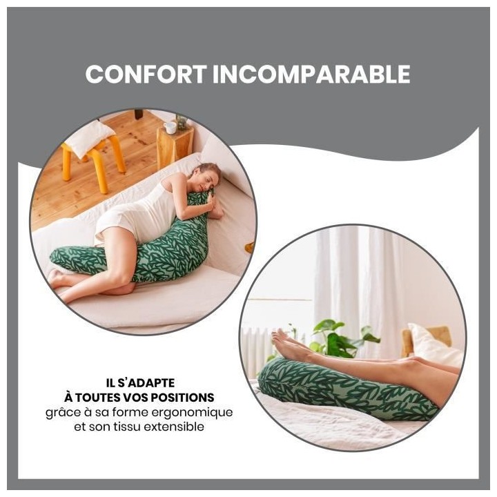 Babymoov B.LOVE Coussin de Maternité & Allaitement avec Remplissage M