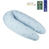 Babymoov B.LOVE Coussin de Maternité & Allaitement avec Remplissage Microbilles ultra-fines - Made in Europe, Bleu