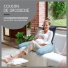 Babymoov B.LOVE Coussin de Maternité & Allaitement avec Remplissage Microbilles ultra-fines - Made in Europe, Bleu