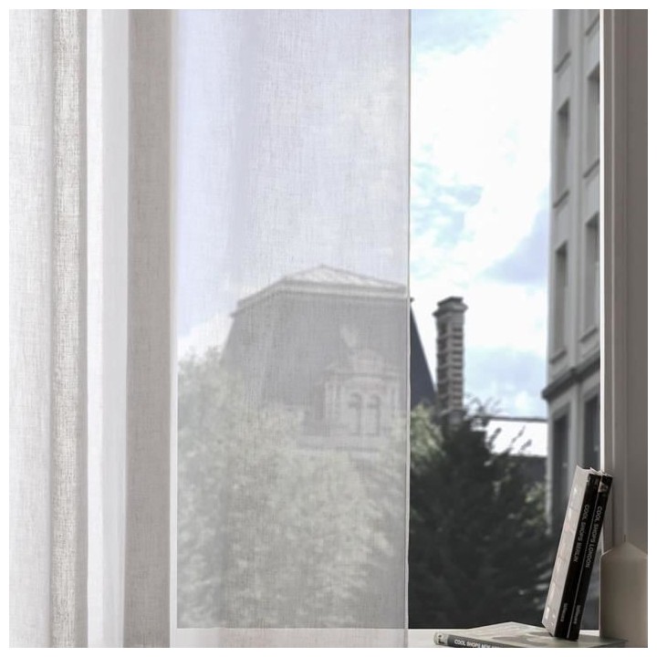 FRED Voilage - 140 x 240 cm - Blanc