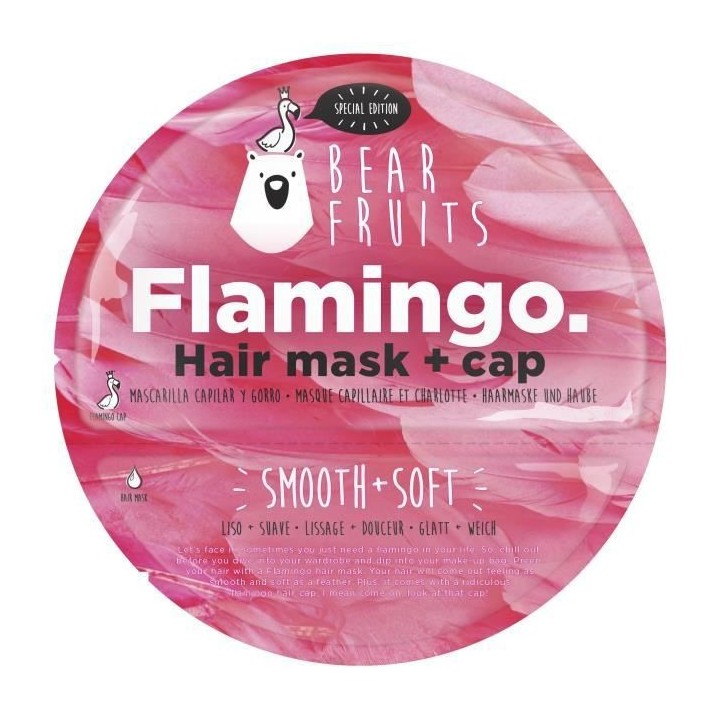 BEAR FRUITS Masque capillaire Douceur et Lissage + Charlotte Flamant R