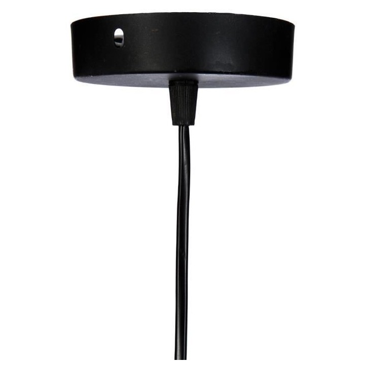 Suspension fil en métal - 38 x 22,5 cm - Noir