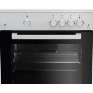 Cuisiniere BEKO FSG62010FW - 60 cm - 4 Gaz - 73L - Sécurité thermoco