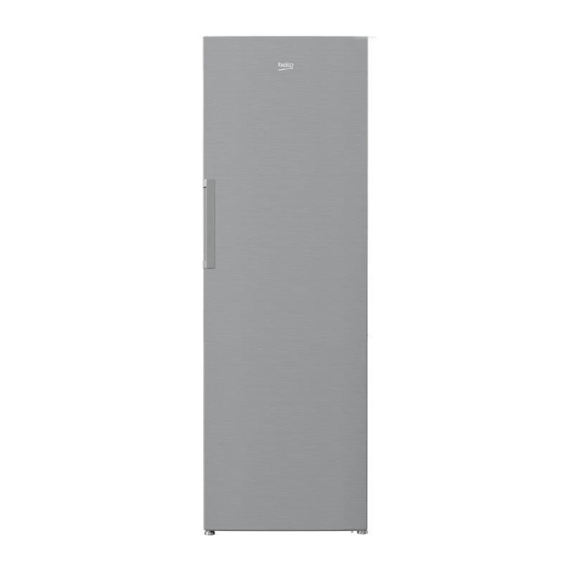 BEKO RSNE445I31XBN - Réfrigérateur - Pose libre - Monoporte tout utile - No Frost - 381 litres - Métal brossé