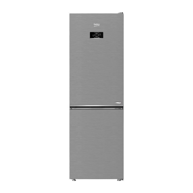 Réfrigérateur Combiné BEKO - B3RCNE364HXB - 316 litres - L66 cm - Métal Brossé- 37 dB