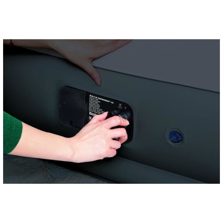 Lit glonflable BESTWAY - Airbed 1 personne - 191cm x 97cm x 35 cm - 22