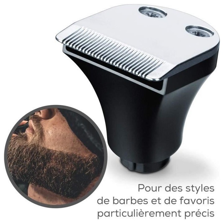 BEURER HR 8000 - Rasoir électrique rotatif avec trois tetes de rasage