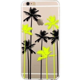 BIGBEN CONNECTED Coque Semi-Rigide Iphone 6 / 6S Palmiers - Transparen