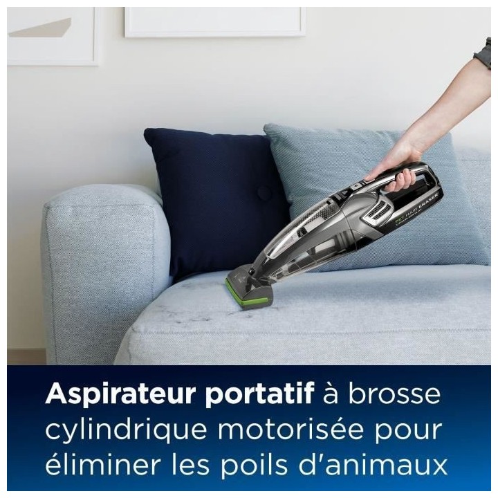 Aspirateur portable sans fil BISSELL - 2278N Pet Hair Eraser Hand Vacu