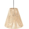 Suspension en corde - E27 - 40 W - H. 27 cm - Beige