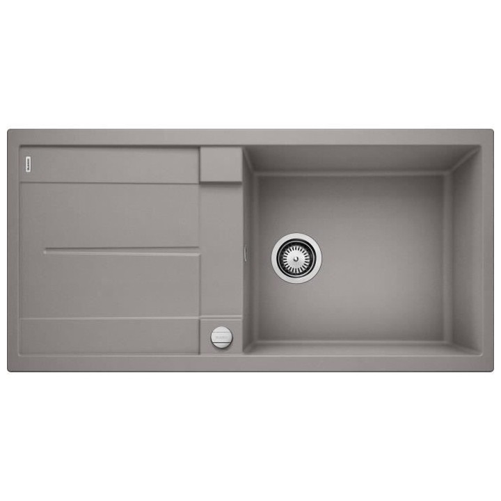 BLANCO Metra XL 6S - évier - SILGRANIT - 1 cuve - égouttoir réversi