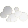 Miroir Lila rond - 61 x 37 cm - Or