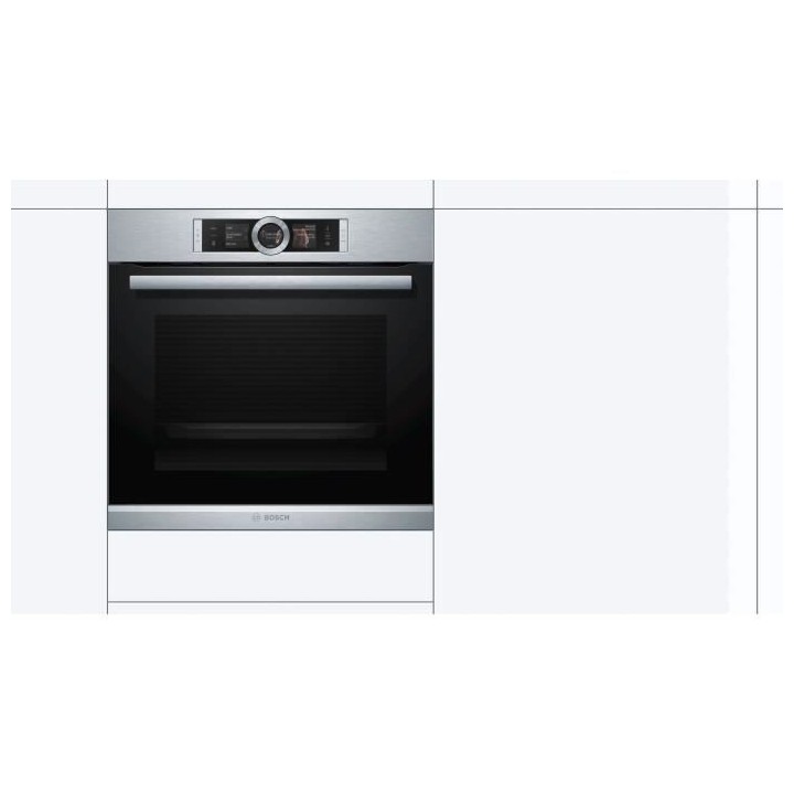 Four a vapeur intégrable - Auto nettoyant - BOSCH - HSG656XS1 - Inox