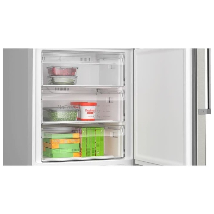 Réfrigérateur combiné pose-libre BOSCH - KGN497ICT - 2 portes - Ré