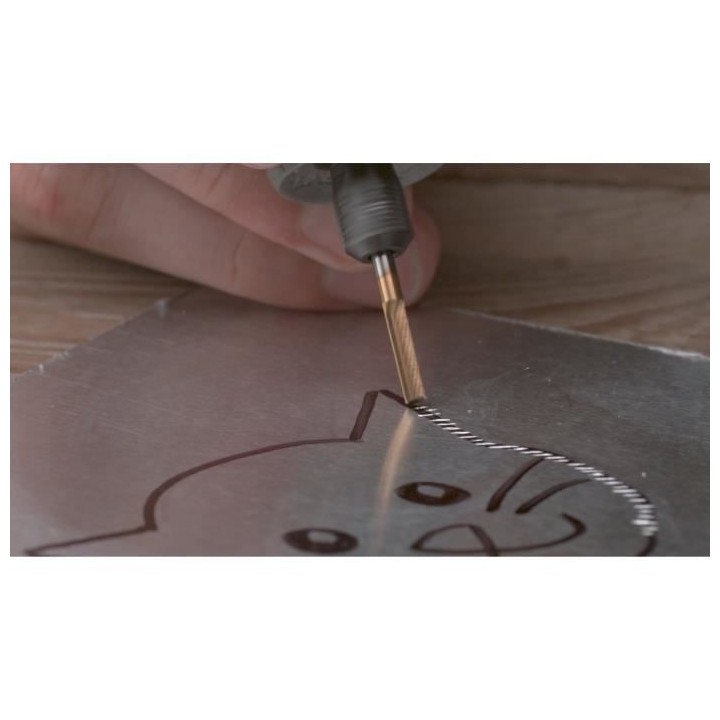 Fraise en carbure de tungstene haute longévité Dremel Max 9901 - ø3