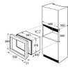 Micro-ondes encastrable monofonction - BRANDT BMS6115X - Inox - l 59,2 x H 39 x P 50 cm - 26 L - 900 W