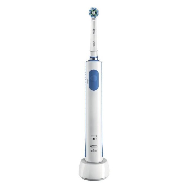 Oral-B PRO 600 Brosse a Dents Électrique Rechargeable, 1 Manche, 1 Br