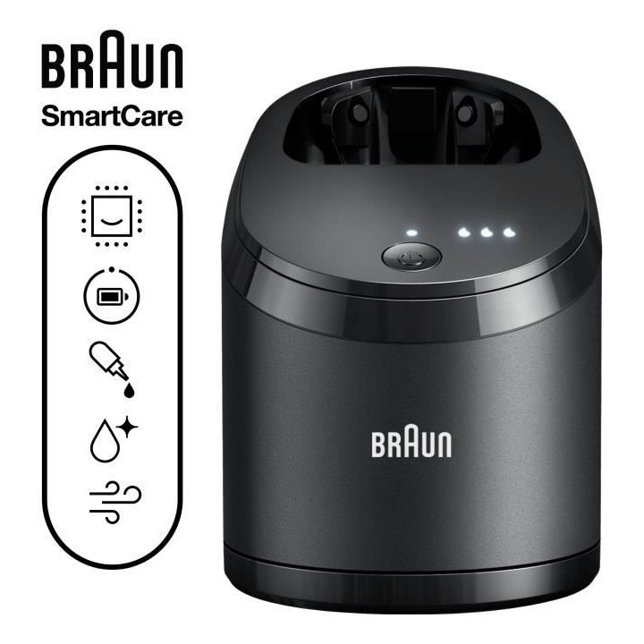 Braun Centre SmartCare 5-en-1, Noir, Recharge, Nettoyage, Compatible A