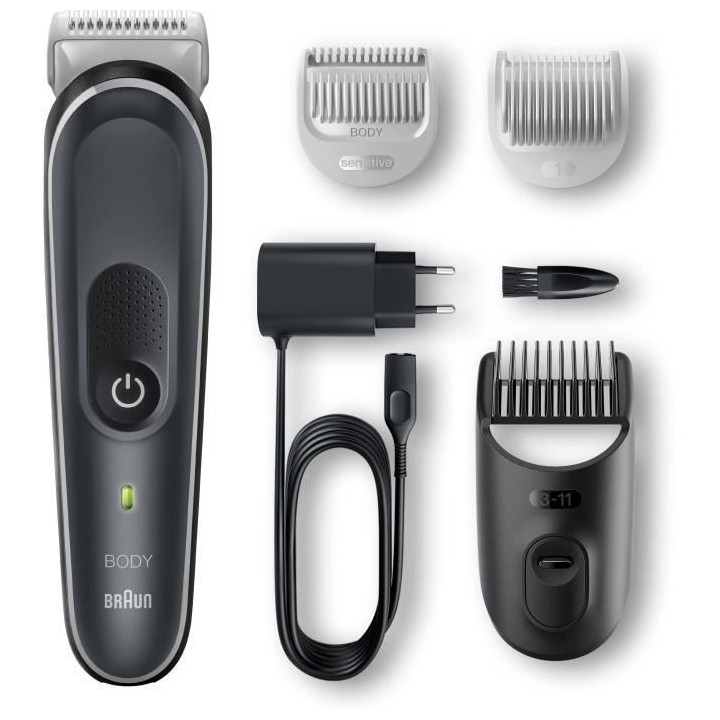 Braun Body Groomer 5 BG5340 Tondeuse Pour Le Corps, Avec Sabot Pour Zo