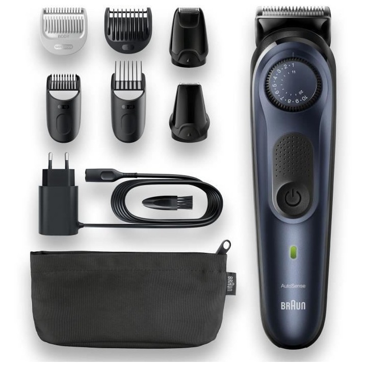 Braun 7 BT7330 Tondeuse a Barbe Pour Homme, Tondeuse Pour Visage, Chev