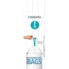 BRABANTIA Lot de 20 sacs poubelle rouleau PerfectFit - 20L