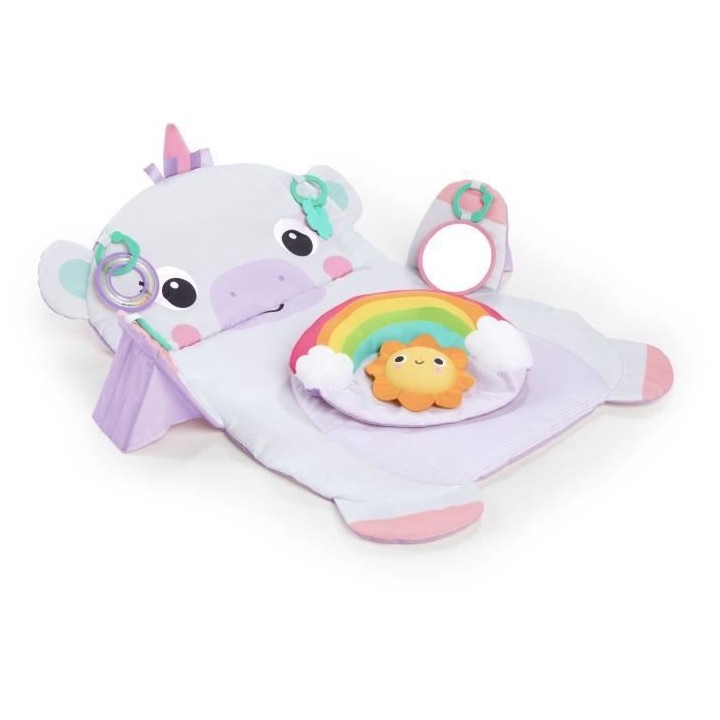 Tapis d'éveil BRIGHT STARS Licorne - Taille XL - Avec coussin de main