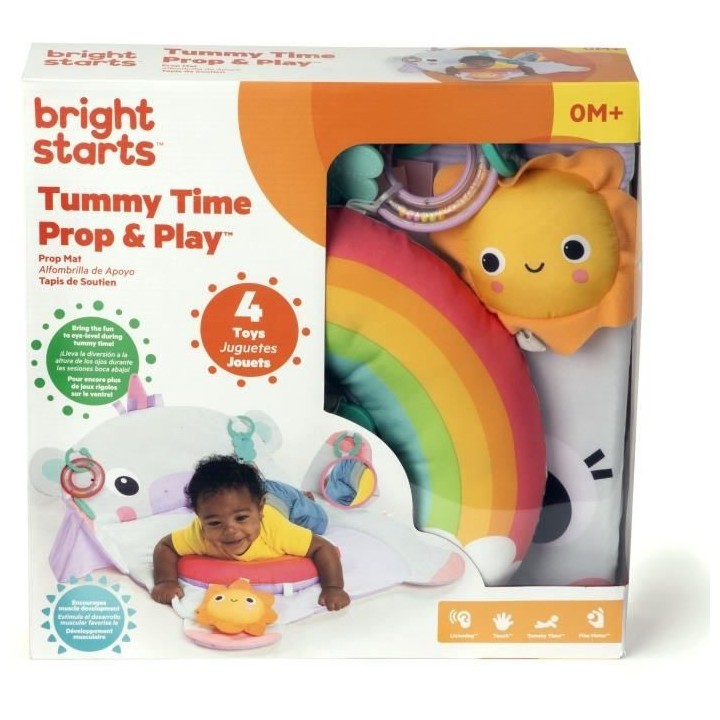 Tapis d'éveil BRIGHT STARS Licorne - Taille XL - Avec coussin de main