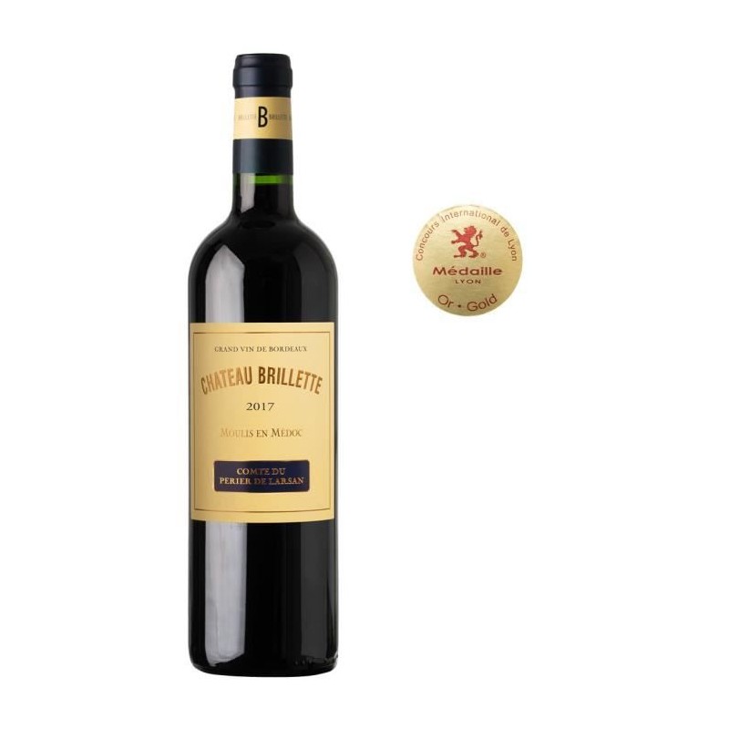 Château Brillette 2017 Moulis en Médoc - Vin rouge de Bordeaux