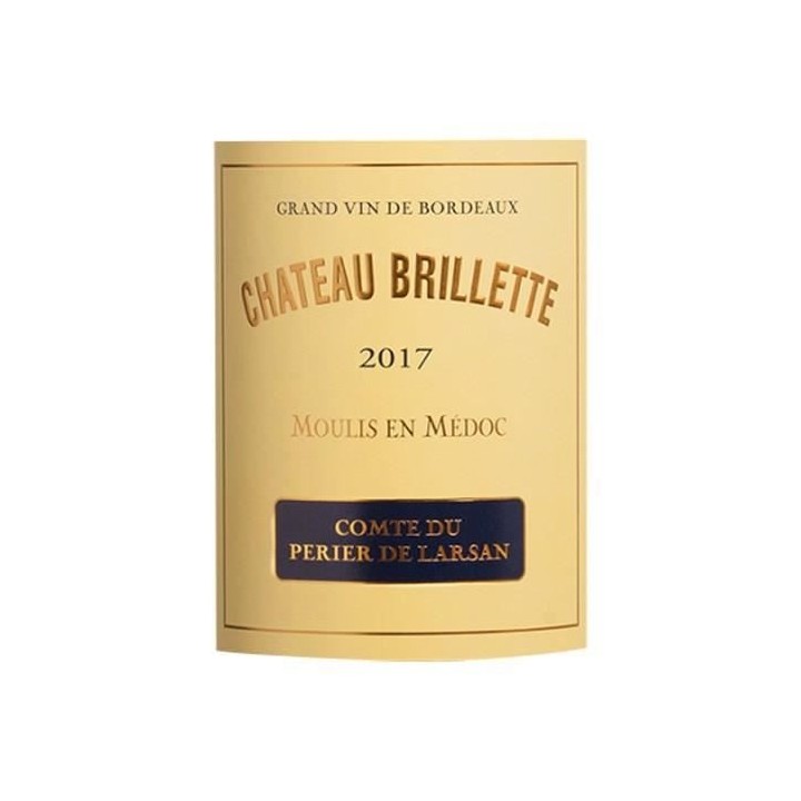 Château Brillette 2017 Moulis en Médoc - Vin rouge de Bordeaux