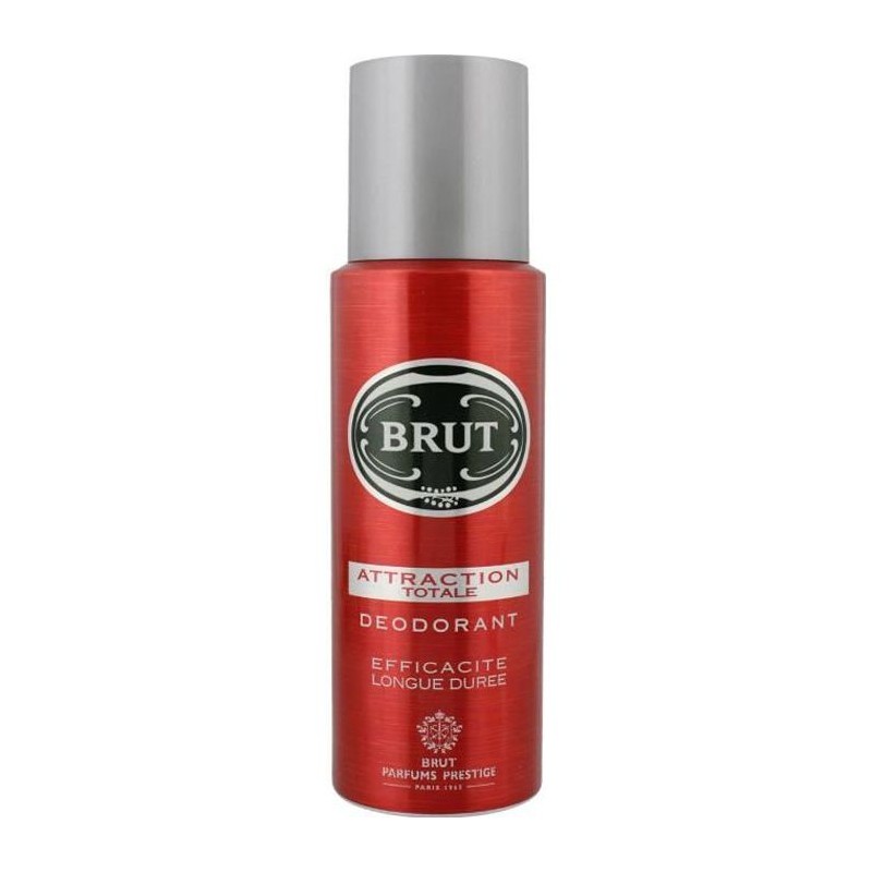 BRUT Déodorant Atomiseur Attraction Totale - 200 ml