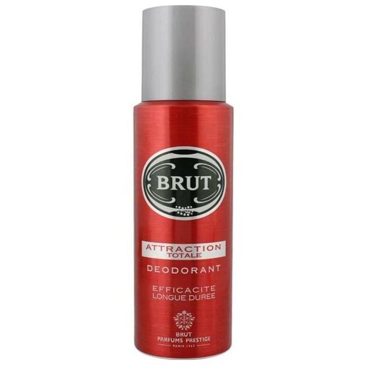 BRUT Déodorant Atomiseur Attraction Totale - 200 ml