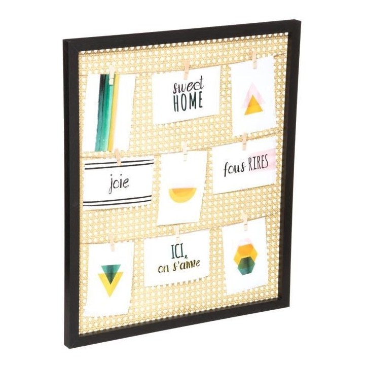 ARTY Cadre Porte-photos Arty en cannage - 50 x 60 cm