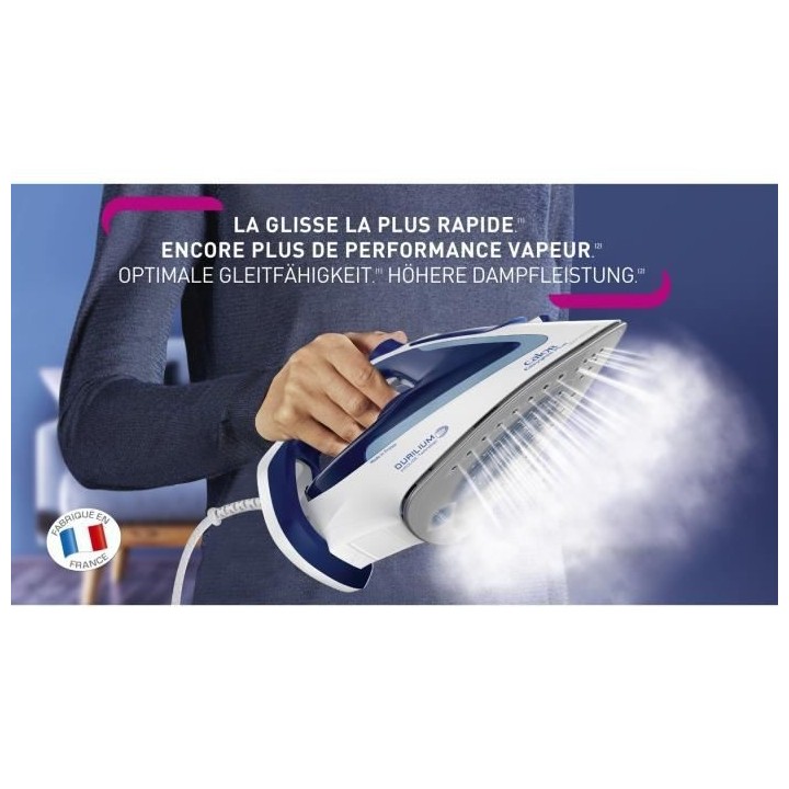 CALOR FV5715C0 Easygliss Plus Fer a repasser vapeur, Débit vapeur con
