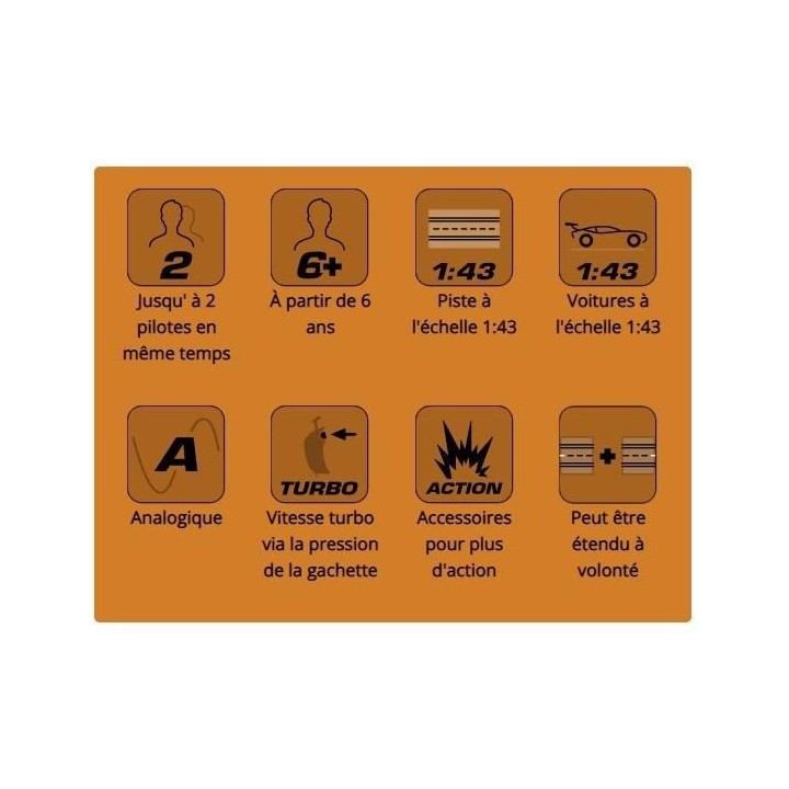Circuit de course électrique CARRERA GO!!! Formule 1 Mercedes et Red