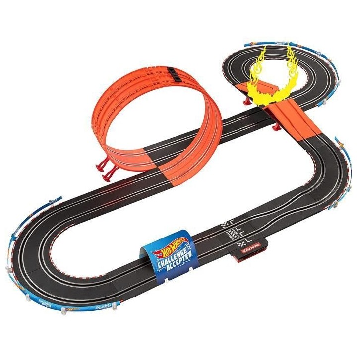 Circuit électrique Hot Wheels 4,9m - Carrera GO!!! 2 voitures, loopin