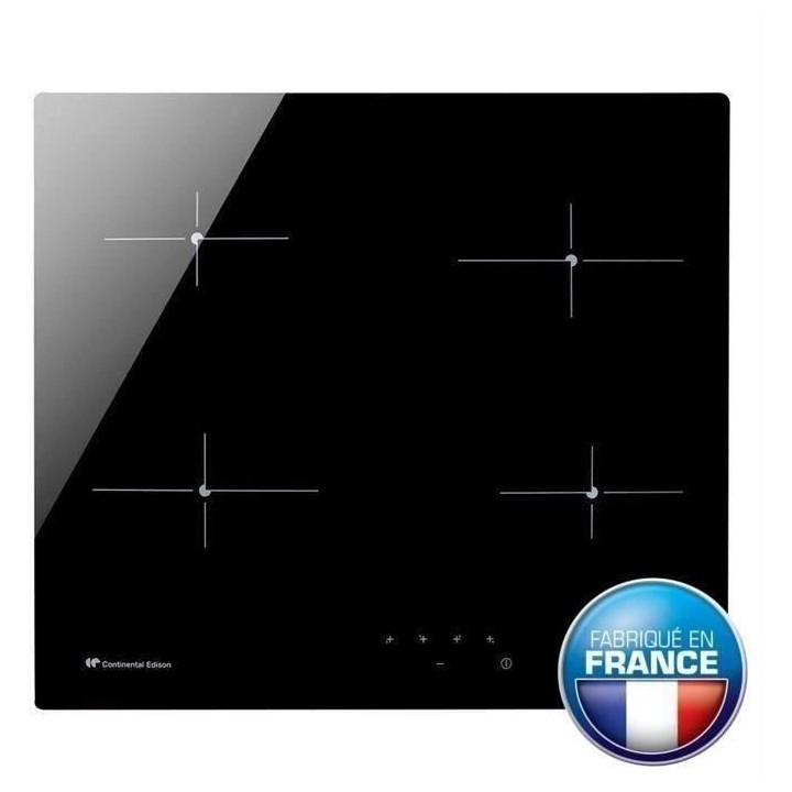 Continental edison CECP104RP2 - Table de cuisson vitrocéramique - 4 z