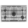 Cuisiniere piano gaz CONTINENTAL EDISON CECP9060BODX - 5 feux - Bordeaux - L89,9 x P60,1 xH85cm