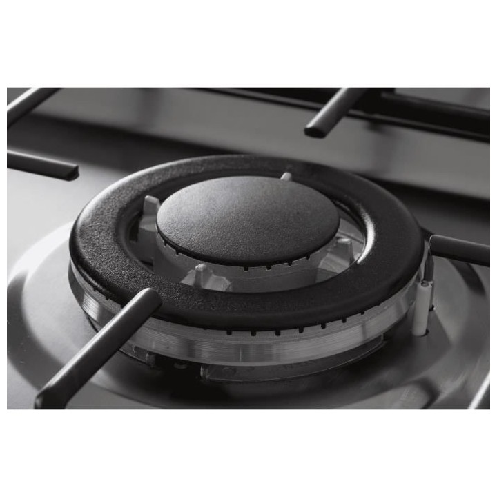 Cuisiniere piano gaz CONTINENTAL EDISON CECP9060BODX - 5 feux - Bordea