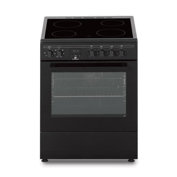Cuisiniere vitrocéramique CONTINENTAL EDISON CECV60FCB - 4 feux - L58